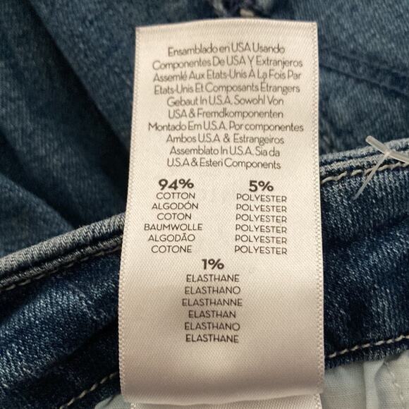 MOTHER The Looker in Groovin Distressed Jeans Size 26x 30 - Picture 11 of 14